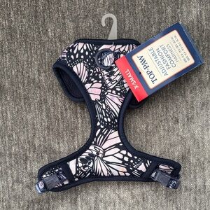 Top Paw Pink and Blue Butterfly Dog Harness